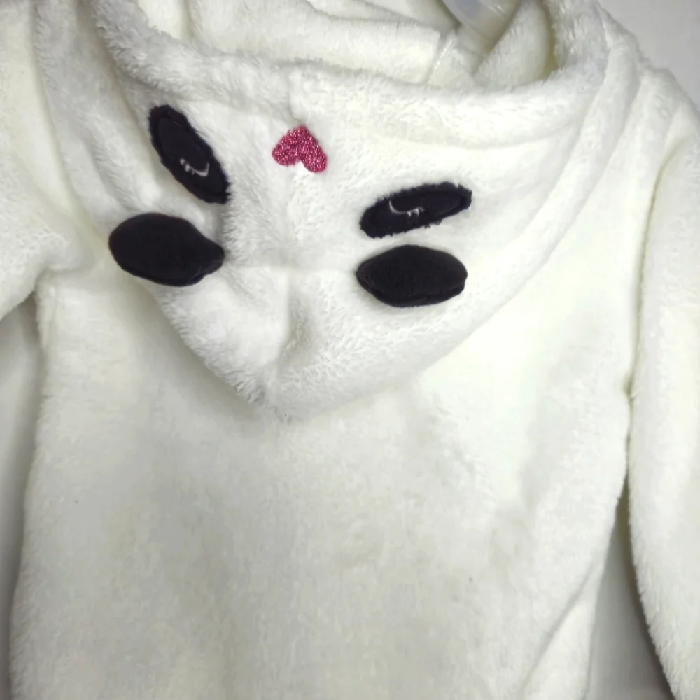 NWT CARTERS HOODED PANDA FLEECE SIZE 24‎ MONTHS